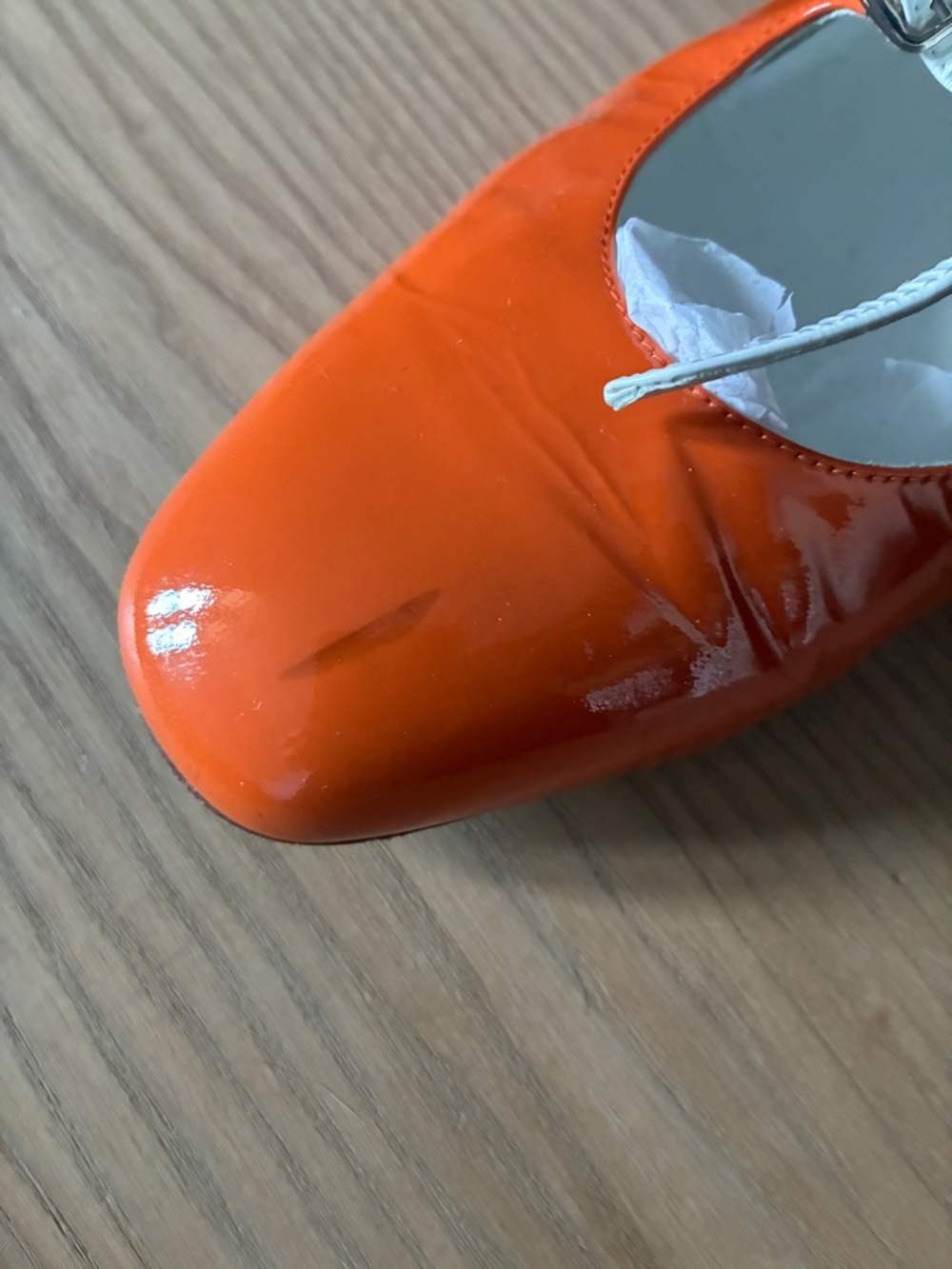 Carel Kina Orange and White sz40 - Picture 7 of 7